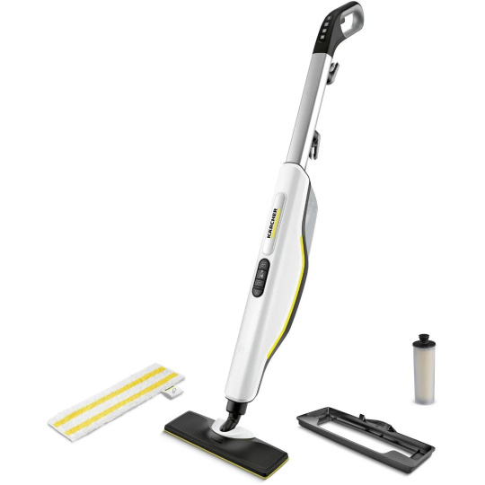 Karcher SC 3 Upright parní mop, 1600 W, eliminuje až 99,999 % virů a 99,99 % běžných domácích bakterií, bílá, posk obal