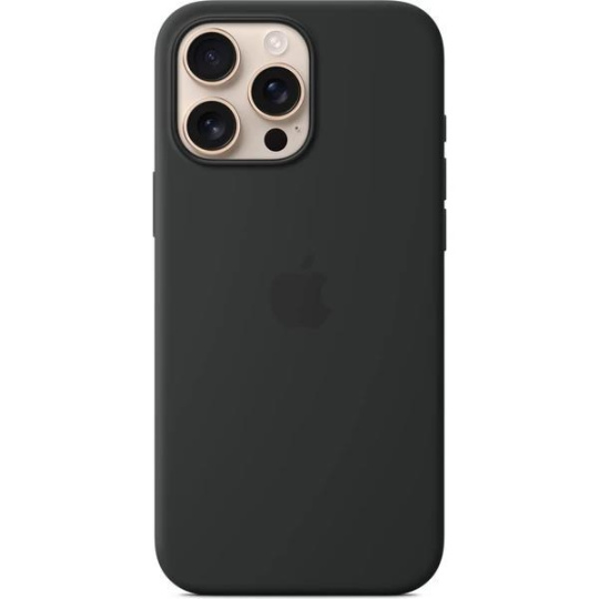 APPLE iPhone 16 Pro Max Silicone Case with MagSafe - Black APPLE iPhone 16 Pro Max Silicone Case with MagSafe - Black