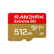 SanDisk micro SDXC karta 512GB Extreme GO (240 MB/s , UHS-I U3 V30)