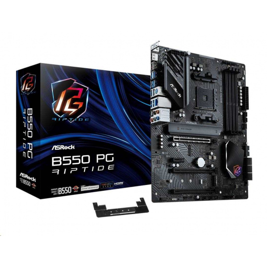 ASRock MB Sc AM4 B550 PG Riptide, AMD B550, 4xDDR4, 1xHDMI