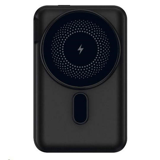 WG Powerbank 10000 mAh s nabíjecím slotem na Apple Watch a stojánkem/black