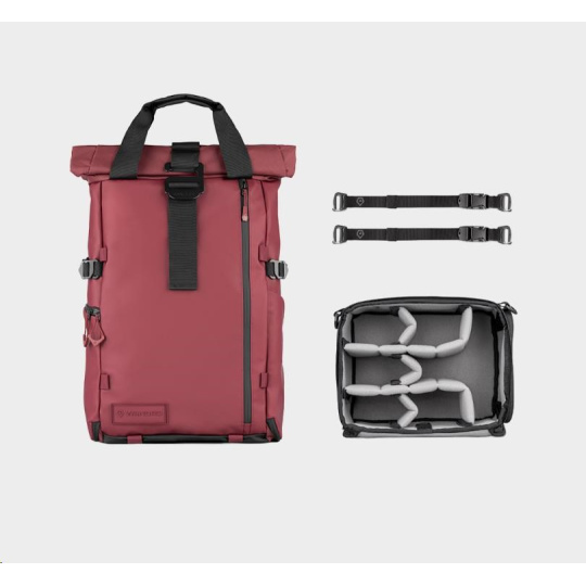 WANDRD PRVKE Photo Bundle 31L Rhone Burgundy WANDRD PRVKE Photo Bundle 31L Rhone Burgundy
