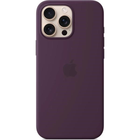 APPLE iPhone 16 Pro Max Silicone Case with MagSafe - Plum