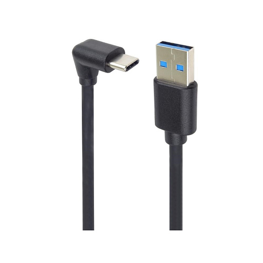 PremiumCord Kabel USB typ C/M zahnutý konektor 90° - USB 3.0 A/M, 3m PremiumCord Kabel USB typ C/M zahnutý konektor 90° - USB 3.0 A/M, 3m