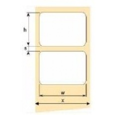 OEM samolepící etikety 100mm x 150mm, bílý papír, cena za 500 ks