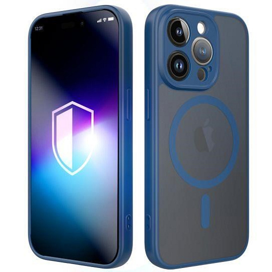 3mk ochranný kryt Misty MagCase Blue pro Apple iPhone 15 Pro Max 3mk ochranný kryt Misty MagCase Blue pro Apple iPhone 15 Pro Max