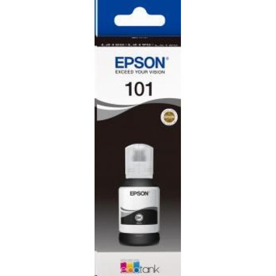 BAZAR - EPSON ink čer 101 EcoTank Black ink bottle 127 ml - Poškozený obal (Komplet) BAZAR - EPSON ink čer 101 EcoTank Black ink bottle 127 ml - Poškozený obal (Komplet)