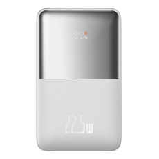 Baseus Bipow Pro Powerbanka s digitálním displejem 20000mAh 22.5W bílá + USB kabel USB-A/USB-C 30cm, bílá Baseus Bipow Pro Powerbanka s digitálním displejem 20000mAh 22.5W bílá + USB kabel USB-A/USB-C 30cm, bílá