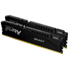 KINGSTON DIMM DDR5 16GB (Kit of 2) 6000MT/s CL30 ECC FURY Beast XMP Černá