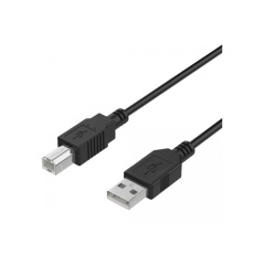 WG Datový kabel USB-A (male) to USB-B (male) / 1,5m / black WG Datový kabel USB-A (male) to USB-B (male) / 1,5m / black