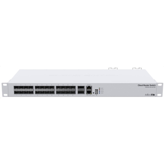 BAZAR - MikroTik Cloud Router Switch CRS326-24S+2Q+RM, 650MHz CPU, 64MB, 1x10/100, 24x10G, 2x40G, USB vč. L5 - Po opravě