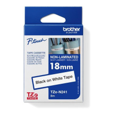 BROTHER TZEN241 - kazeta TZ šířky 18mm, nelaminovaná TZE-N241, bílá/černé písmo BROTHER TZEN241 - kazeta TZ šířky 18mm, nelaminovaná TZE-N241, bílá/černé písmo