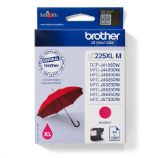 BROTHER INK LC-225XLM purpurový inkoust (až 1200 stran A4 dle ISO 24711) BROTHER INK LC-225XLM purpurový inkoust (až 1200 stran A4 dle ISO 24711)