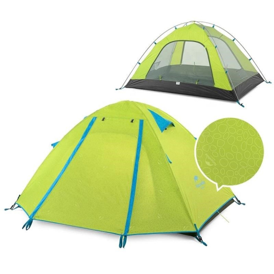 Naturehike stan P4 pro 4 osoby upg. váha 2950g - zelený