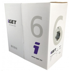 iGet CAT6 UTP PVC Eca Síťový kabel 305m/box iGet CAT6 UTP PVC Eca Síťový kabel 305m/box