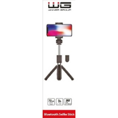 BAZAR - WG - Selfie tyč WG 6, Selfie tyč + tripod, teleskopická, s bluetooth tlačítkem, černá - Poškozený obal (Komplet) BAZAR - WG - Selfie tyč WG 6, Selfie tyč + tripod, teleskopická, s bluetooth tlačítkem, černá - Poškozený obal (Komplet)