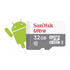 SanDisk MicroSDHC karta 32GB Ultra (80MB/s, Class 10 UHS-I, Android) SanDisk MicroSDHC karta 32GB Ultra (80MB/s, Class 10 UHS-I, Android)