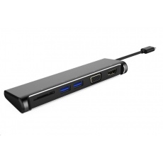PREMIUMCORD Převodník USB 3.1 typ -C na 4K HDMI+1080p VGA+SD Card+2xUSB3.0 (5-in-1) PREMIUMCORD Převodník USB 3.1 typ -C na 4K HDMI+1080p VGA+SD Card+2xUSB3.0 (5-in-1)