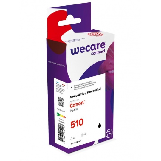 WECARE ARMOR cartridge pro CANON Pixma MP250, MP270 (PG510) černá 9ml, 270 str