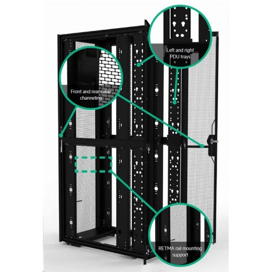 HPE 42U 800mmx1075mm G2 Enterprise Pallet Rack