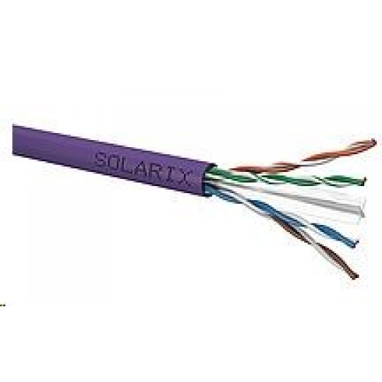 Instalační kabel Solarix UTP, Cat6, drát, LSOH, cívka 500m SXKD-6-UTP-LSOH