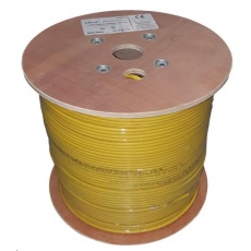 UTP kabel LEXI-Net, Cat6, licna(lanko), LS0H, Dca, žlutý, 500m, cívka UTP kabel LEXI-Net, Cat6, licna(lanko), LS0H, Dca, žlutý, 500m, cívka