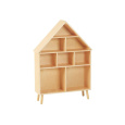 Montessori dětská knihovna (regál) - domeček