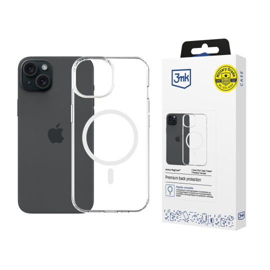 3mk ochranný kryt Armor Magcase pro Apple iPhone 15 Plus 3mk ochranný kryt Armor Magcase pro Apple iPhone 15 Plus