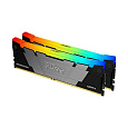 BAZAR KINGSTON DIMM DDR4 32GB (Kit of 2) 3600MT/s CL16 1Gx8 FURY Renegade RGB (POŠKOZENÝ OBAL)
