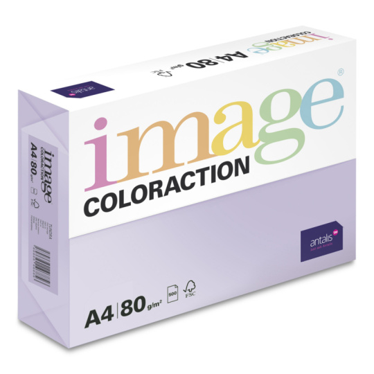 Antalis Papír Image Coloraction Tundra - pastelově fialová (LA12) A4 (80g/500ks)