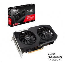 ASUS VGA AMD DUAL-RX6650XT-O8G, RX 6650 XT, 8GB GDDR6, 3xDP, 1xHDMI ASUS VGA AMD DUAL-RX6650XT-O8G, RX 6650 XT, 8GB GDDR6, 3xDP, 1xHDMI
