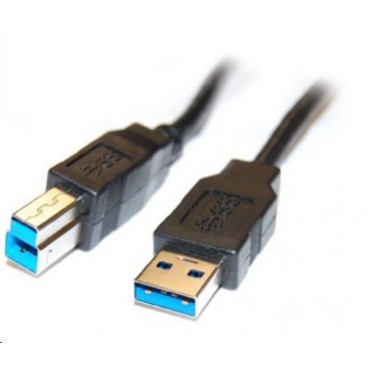 PREMIUMCORD Kabel USB3.0 propojovací A-B, Super-speed 5Gbps, 2m