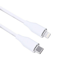 Solight USB-C/Lightning kabel, USB-C konektor - Lightning konektor, silikon, 1m Solight USB-C/Lightning kabel, USB-C konektor - Lightning konektor, silikon, 1m