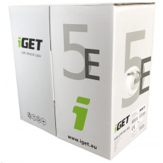 iGet CAT5E UTP PVC Eca Síťový kabel 305m/box iGet CAT5E UTP PVC Eca Síťový kabel 305m/box