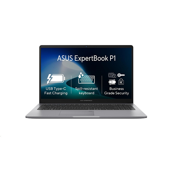 ASUS NTB ExpertBook P1 (P1503CVA-C58512), Core 5 210H, 15.6" 1920 x 1080, 8GB, 512GB SSD, Intel, No OS, Gray ASUS NTB ExpertBook P1 (P1503CVA-C58512), Core 5 210H, 15.6" 1920 x 1080, 8GB, 512GB SSD, Intel, No OS, Gray