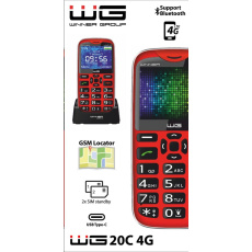 WG - Mobilní telefon WG20C / red WG - Mobilní telefon WG20C / red
