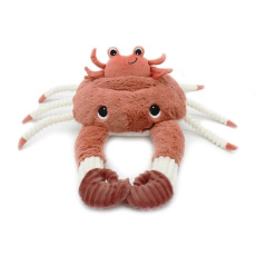 Plyšový krab - máma s miminkem, hnědooranžová Plyšový krab - máma s miminkem, hnědooranžová