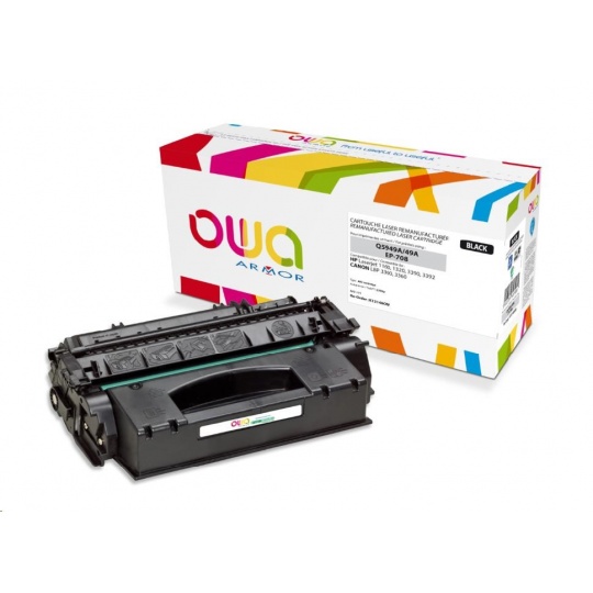 OWA Armor toner pro HP Laserjet 1160, 1320, AIO 3390, 3392, 2500 Stran, Q5949A, černá/black