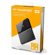 BAZAR VADNE - WD My Passport 4TB Ext, 2,5" USB3.0, BLACK BAZAR VADNE - WD My Passport 4TB Ext, 2,5" USB3.0, BLACK
