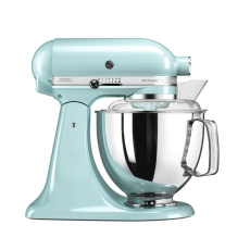 KitchenAid Artisan 5KSM175PSEIC kuchyňský robot, 10 rychlostí, planetární systém, celokovová konstrukce, ledově modrá KitchenAid Artisan 5KSM175PSEIC kuchyňský robot, 10 rychlostí, planetární systém, celokovová konstrukce, ledově modrá