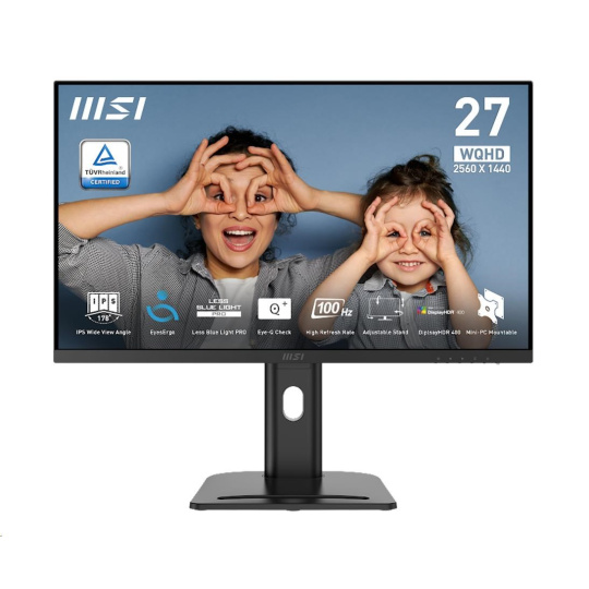 MSI LCD G321Q, 31.5" 2560x1440, IPS, 170Hz, 4ms, VESA 100x100mm, N/A, Black