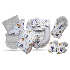 Set do postýlky - 7dílná sada Boho zvířátka