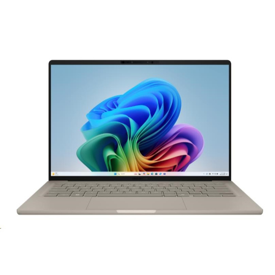 ASUS NTB Zenbook A14 (UX3407RA-OLED024X), X1E-78-100, 14" 1920 x 1200, 32GB, 1TB SSD, Adreno, W11 Pro, Beige