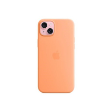 APPLE iPhone 15 Plus Silicone Case with MagSafe - Orange Sorbet APPLE iPhone 15 Plus Silicone Case with MagSafe - Orange Sorbet