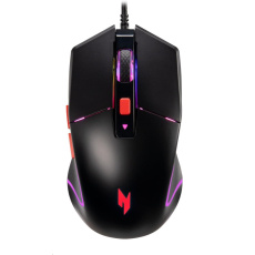 ACER drátová myš Nitro Gaming Mouse 100 (NMW100),7200dpi,6 tlačítek,125Hz,60 IPS,RGB,USB-A,Černá ACER drátová myš Nitro Gaming Mouse 100 (NMW100),7200dpi,6 tlačítek,125Hz,60 IPS,RGB,USB-A,Černá