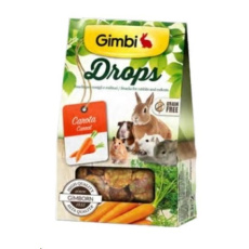 GIMBI DROPS pro hlodavce s mrkvi 50g GIMBI DROPS pro hlodavce s mrkvi 50g
