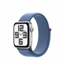 APPLE Watch SE GPS 40mm Silver Aluminium Case with Winter Blue Sport Loop APPLE Watch SE GPS 40mm Silver Aluminium Case with Winter Blue Sport Loop