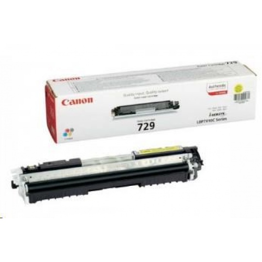 Canon TONER CRG-729Y žlutý pro i-Sensys LBP7010C , LBP7010C, LBP7018C (1 000 str.)