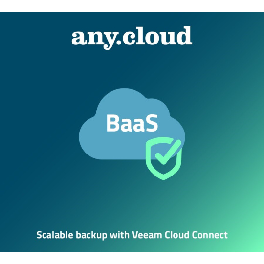 Anycloud BaaS | BaaS for Veeam Agent for Servers (1SRV/1M)