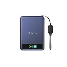 BMX SolidSafe™ 10K Solid-State Magnetic Power Bank, Blue BMX SolidSafe™ 10K Solid-State Magnetic Power Bank, Blue